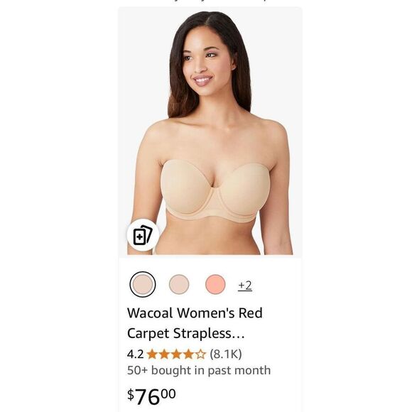 Wacoal Women's Red Carpet Strapless Convertible Bra - Picture 8 of 8